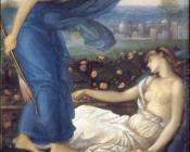 Cupid Finding Psyche - 爱德华·科莱·伯恩·琼斯